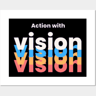 Action with Vision Posters and Art